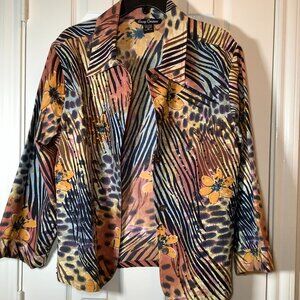 Gaudy Couture Women Floral Blazer